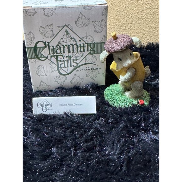 Fritz & Floyd Charming Tails "Binkys Acorn Costume" Figurine - Picture 1 of 6
